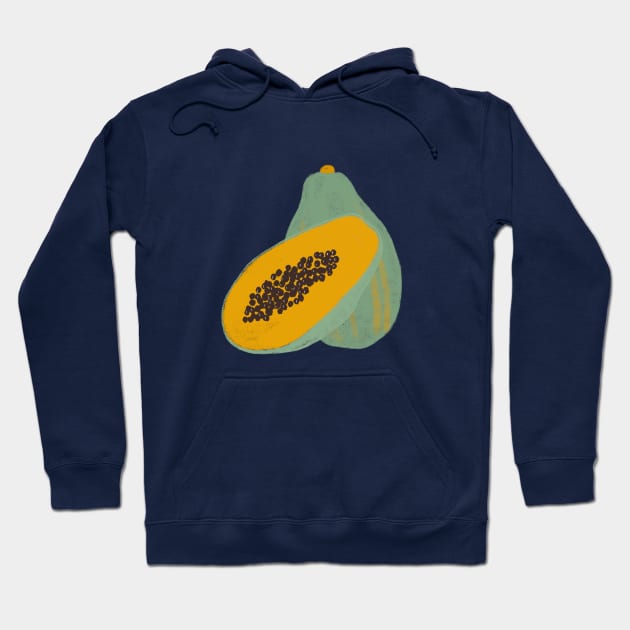 Papaya Hoodie by RosanneCreates